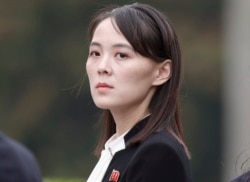 지난해 북한 김정은 국무위원장의 베트남 방문을 수행한 김여정 노동당 중앙위원회 제1부부장.
