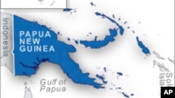 Peta Papua Nugini.