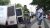 Thousands of football fans are camping out in Brazil during the month-long World Cup.