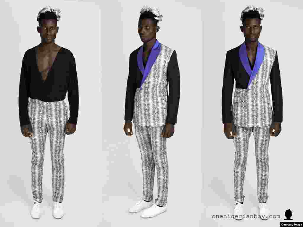 “Orange culture is a men’s wear label,” says designer Oke-Lawal. “… and it’s the quirkiest men’s label you can think of in Africa.” (Courtesy Orange Culture)