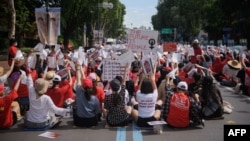 Manifestation féministe à Séoul le 7 juillet 2018 (AFP)