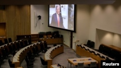 Donald Trump em mensagem em vídeo à Assembleia Geral da ONU