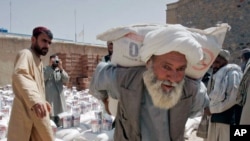 د خوراک نړیوال پروګرام ویلي چې په افغانستان کې شاوخوا ۲۳ میلیون کسانو ته مرستې برابروي. 