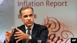 Mark Carney, governor of the Bank of England speaks at a quarterly Inflation Report press conference at the bank in London, Feb. 2, 2017. 