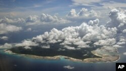 A aerial view of North Sentinel Island, in India's southeastern Andaman and Nicobar Islands. A tsunami in this area after an earthquake killed about 3,500 people in 2004. (AP Photo/Gautam Singh)