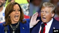 Peroleh suara Kamala Harris (kiri) dan Donald Trump diperkirakan akan berlangsung ketat dalam Pilpres AS 5 November 2024 mendatang (foto: dok). 
