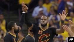 Lebron James (23), Oakland, Californie, le 12 juin 2017.