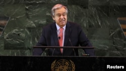 انتونیو گوتریش، منشی عمومی سازمان ملل متحد