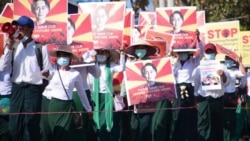 အာဏာသိမ်းမှု အွန်လိုင်းကဆန့်ကျင်သူ ဖယ်ခုံမှာ အဖမ်းခံရ