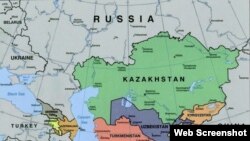 Xəzər regionunun xəritəsi