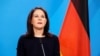 German Foreign Minister Annalena Baerbock comments on the situation in Syria, in Berlin