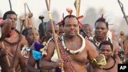 Le roi du Swaziland, Mswati III, à Mbabane, Swaziland, 3 septembre 2012.