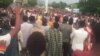 ዛሬ በደቡብ ጎንደር ገንደውሃ ከተማ አስክሬን ሲገባ(ፎቶ፡ ከጌታቸው ሽፈራው የተገኘ)