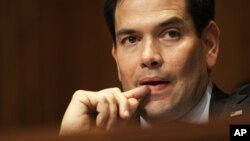Rubio, quien participaba en una audiencia sobre Venezuela, pidió que se incluya a Merino en una lista de sancionados por Estados Unidos.