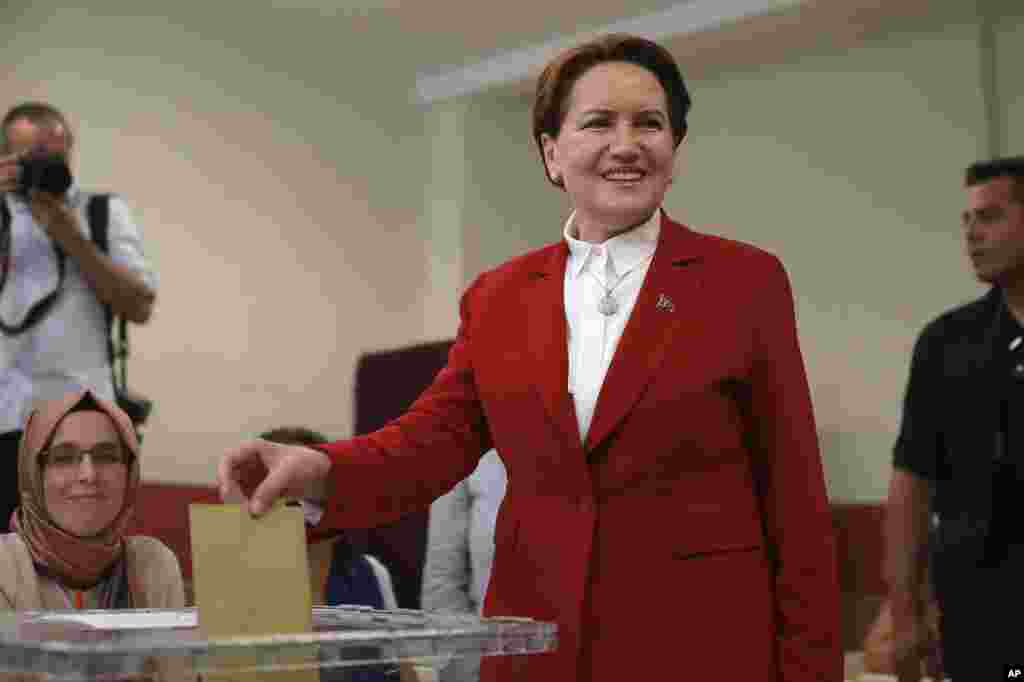 Prezidentlikka nomzodlardan biri, “Iyi” (Yaxshi) partiyasi yetakchisi Maral Oqchinor