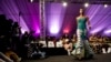 Une mannequin congolaise lors de la Congo Fashion Week, à Kinshasa, le 14 octobre 2017.