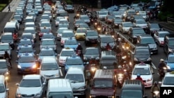 Kemacetan di Jakarta.