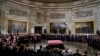 Former US President George H.W. Bush Lies in State at Capitol 