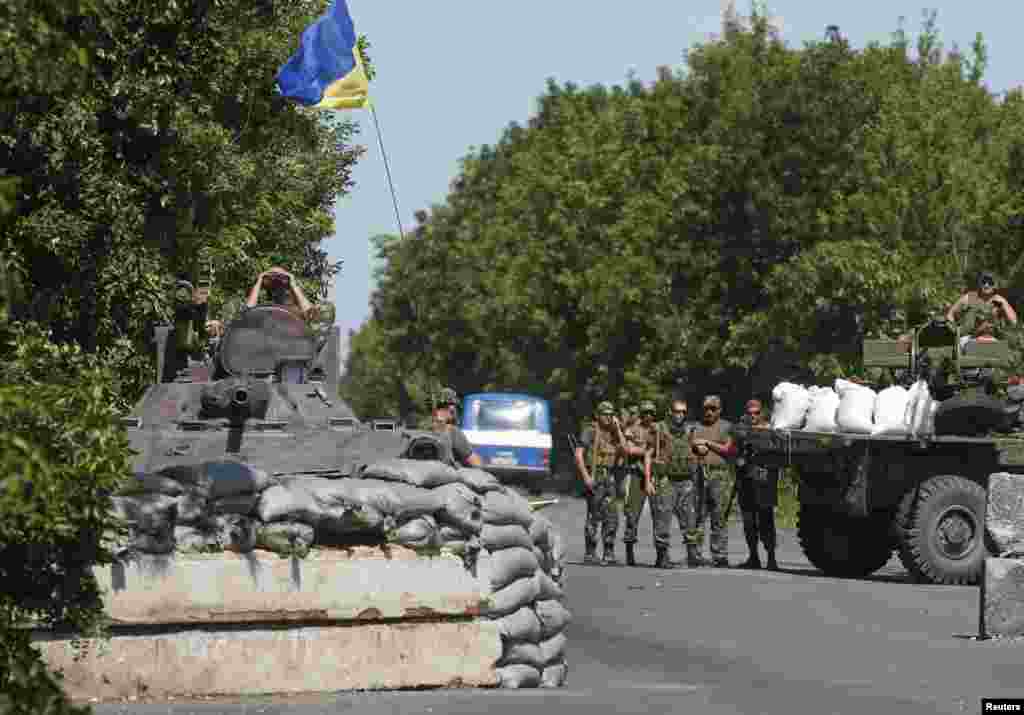 Ukraina kuchlari, Donetsk, 5-iyun, 2014