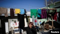 Un migrante de Centroamérica, solicitante de asilo bajo el programa de Protocolos de Protección al Migrante (MPP), permanecía en el albergue El Buen Pastor en Ciudad Juárez, México, el 19 de febrero de 2021.