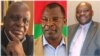 Candidatos à presidência da UNITA: Alcides Sakala, José Pedro Katchiungo e Raúl Danda