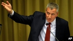 El alcalde de Nueva York, Bill de Blasio asegura que la ciudad está lista para dar la bienvenida al papa Francisco.