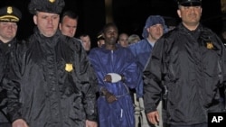 Abdiwali Abdiqadir Muse, condenado a 34 anos de prisão nos EUA por pirataria na Somália, fotografado em Abril de 2009, em Nova Iorque.