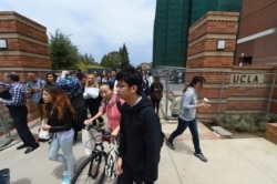 미국 로스앤젤레스의 UCLA 학생들. (자료사진)