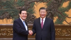台灣前總統馬英九2024年4月10日與中國國家主席習近平會面。 （中國官方照片）