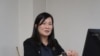 早稻田大學教授植木千可子 (美國之音特約記者 歌籃拍攝)