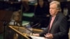 United Nations Secretary-General Antonio Guterres speaks during the 72nd session of the United Nations General Assembly at U.N. headquarters, Sept. 19, 2017. 