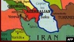 Azərbaycan və İran xəritəsi 