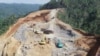 Proses pembangunan Bendungan Bener, Purworejo, yang masih berlangsung. (Foto: Courtesy/Waskita Karya)