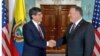 Pompeo se reúne en Washington con canciller de Ecuador José Valencia