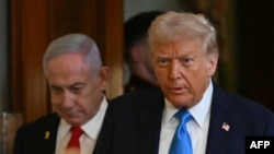 Trump tokom konferencije za novinare sa Netanyahuom, Bijela kuća, 4. februar 2025.