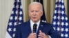 FILE - Presiden Joe Biden menjawab pertanyaan wartawan saat di Gedung Putih, Washington, D.C., 9 November 2022. (Susan Walsh/AP)