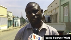 Marcelino Gimbi, jornalista da Rádio Despertar em Malanje, Angola