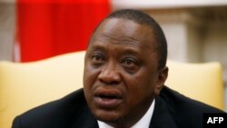 Presiden Kenya Uhuru Kenyatta di Gedung Putih, Washington, D.C., Amerika Serikat, 27 Agustus 2018. (Foto: dok).