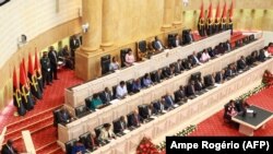 Imagem de arquivo do primeiro discurso do Presidente João Lourenço na Assembleia Nacional de Angola. 16 de Outubro 2017. Luanda