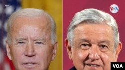 Composición de imágenes del presidente de Estados Unidos Joe Biden, a la izquierda, y el presidente de México, Manuel López Obrador. [Foto de archivo]
