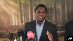 Rais Mteule wa Zambia Hakainde Hichilema 