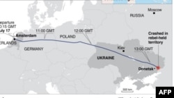 Todas las 298 personas a bordo del vuelo MH17, derribado el año pasado sobre el este de Ucrania, perecieron. 