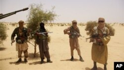 Membros do grupo rebelde Ansar Dine, no norte do Mali (Arquivo)
