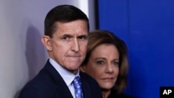 El exasesor de seguridad nacional, Michael Flynn, en foto de archivo. El presidente de EE.UU. anunció el domingo que está pensando otorgar un perdón completo a Flynn.