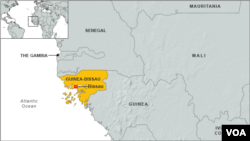 Map of Guinea Bissau