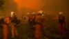 Un muerto en incendios forestales en California
