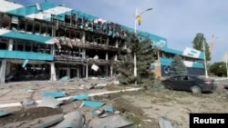 Порт Измаила после российских воздушных ударов. 2 августа 2023 г.