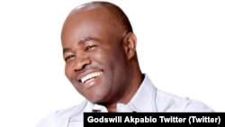 Shugaban Majalisar Dattawa Godswill Akpabio