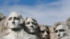 Native Americans Protesting Trump Trip to Mount Rushmore