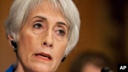 Subsecretária de Estado para os Assuntos Políticos, Wendy Sherman, colaboradora estreita de Hillary Clinton